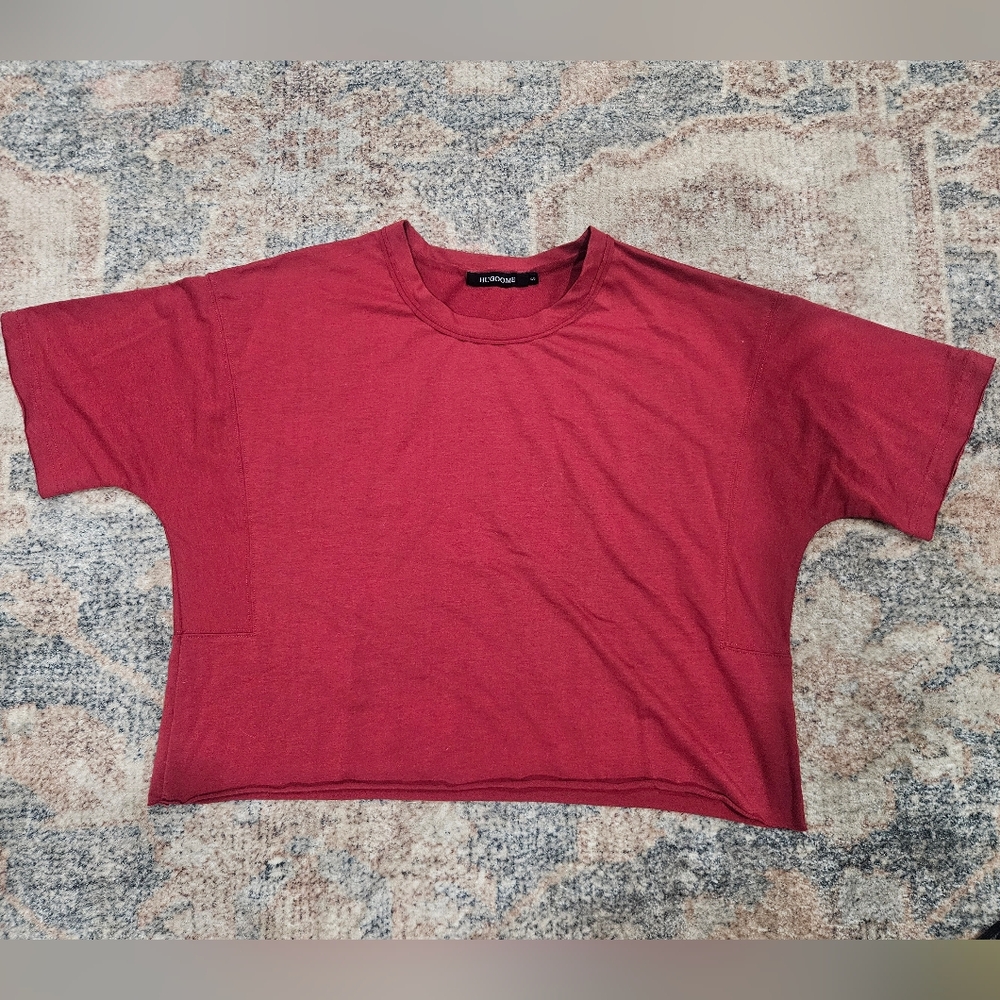 Women's Baggy Short Sleeve Shirt -Small